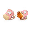 Rack Plating Alloy Enamel Charms ENAM-T015-013C-NR-2