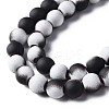Spray Painted Non-magnetic Synthetic Hematite Beads Strands G-N337-01F-3