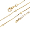 Brass Satellite Chains Necklaces for Women NJEW-D302-33G-5