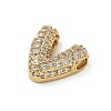 Brass Micro Pave Cubic Zirconia Pendants KK-A300-02G-V-2