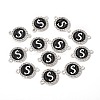 Alloy Enamel Links Connectors ENAM-TAC0003-01S-02S-3