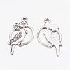 Alloy Tropical Parrot Pendants X-EA10187Y-AS-1