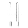 Non-Tarnish Stainless Steel Cube Dangle Earrings for Women QY2201-2-1