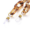 Aluminum Paperclip Chain Eyeglasses Chains AJEW-EH00030-2