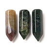 Natural Indian Agate Pointed Pendants G-C158-05K-1