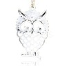 Antique Silver Plated Alloy Rhinestone Owl Big Pendants LS-PALLOY-N0071-01-2