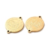 Ion Plating(IP) 304 Stainless Steel Connector Charms STAS-C074-11G-12-2