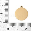 304 Stainless Steel Enamel Pendants STAS-I325-055G-01-3