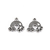 Tibetan Style Alloy Pendant Enamel Settings PALLOY-N160-75AS-1