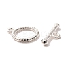 Tibetan Style Toggle Clasps X-K093H021-3