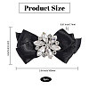 2Pcs Detachable Bowknot Polyester Ribbon Shoe Decoration FIND-FG0003-03C-2