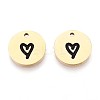 304 Stainless Steel Enamel Charms STAS-T064-69G-02-1