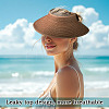 1Pc Women Straw Floppy Wide Brim Sun Hat AJEW-TA0002-59B-8