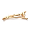 Alloy Alligator Hair Clips AJEW-A061-01D-G-3