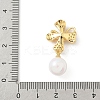 Brass Micro Pave Cubic Zirconia Pendants KK-F905-21G-01-3