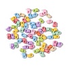 Spray Paint Alloy Beads PALLOY-H145-02-1