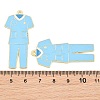 Medical Theme Alloy Enamel Pendants AL-CBA2919-03G-06A-3