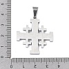 304 Stainless Steel Pendants STAS-C170-08C-P-3