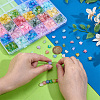 960Pcs Frosted Transparent Acrylic Beads OACR-PH0004-73-3