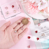 18Pcs 3 Colors K9 Glass Connector Charms FIND-BBC0002-31-3