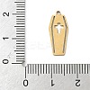 201 Stainless Steel Pendants STAS-H480-04G-3