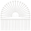 600Pcs Brass Eye Pin KK-SP0001-69B-S-1