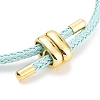 Braided Steel Wire Bracelets Making BJEW-H610-02G-09-2