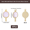4Pcs Natural Shell Pendants KK-BBC0028-72-2