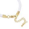 4.5MM Round Nylon Milan Cord Bracelet Making BJEW-I245-01G-33-3