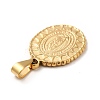 PVD Vacuum Plating 201 Stainless Steel Pendants STAS-P314-16G-3