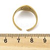 Oval 304 Stainless Steel Cuff Rings for Women RJEW-M019-29G-5