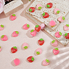 60Pcs 3 Colors Transparent Resin Cabochons RESI-HS0001-05-5