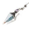 Resin Bullet Dowsing Pendulum Big Pendants G-H058-01AS-08-2