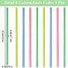 20Pcs 4 Colors Transparent Plastic File Folders Organizer Sliding Bar FIND-GF0005-75-2