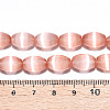 Dyed Natural Selenite Beads Strands G-T138-233I-4