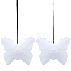 Butterfly Glass Hanging Suncatchers HJEW-WH20019-10B-1