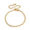 Rack Plating Brass Curb Chain Bracelets for Women BJEW-G735-16G-4