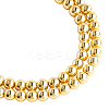 2 Strand Electroplate Non-magnetic Synthetic Hematite Beads Strands G-OC0002-23B-1