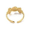 304 Stainless Steel Enamel Cuff Rings RJEW-M171-22G-3