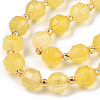 Natural Agate Beads Strands G-T131-82A-10-3
