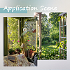 1Pc Flower Glass Car Hanging Decoration HJEW-SP0001-11B-4