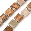 Natural Picture Jasper Beads Strands G-F802-B06-01-2