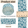 Flower Polyester Ribbons SRIB-WH20020-053B-01-2