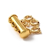 3-Strand 6-Hole Alloy Magnetic Slide Lock Clasps FIND-TAC0014-69A-G-2