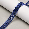 Natural Lapis Lazuli Beads Strands G-K399-B09-01-2