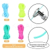 20M 4 Colors Hollow Pipe PVC Tubular Synthetic Rubber Cord RCOR-YW0001-06A-2