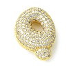 Rack Plating Brass Cubic Zirconia Pendants KK-S378-02G-Q-1