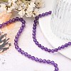 Natural Amethyst Beads Strands X-G-C073-6mm-3-6