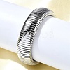 304 Stainless Steel Stretch Bracelets for Women Men BJEW-A031-02B-P-2