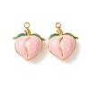 304 Stainless Steel Enamel Pendants STAS-K326-01D-G-1